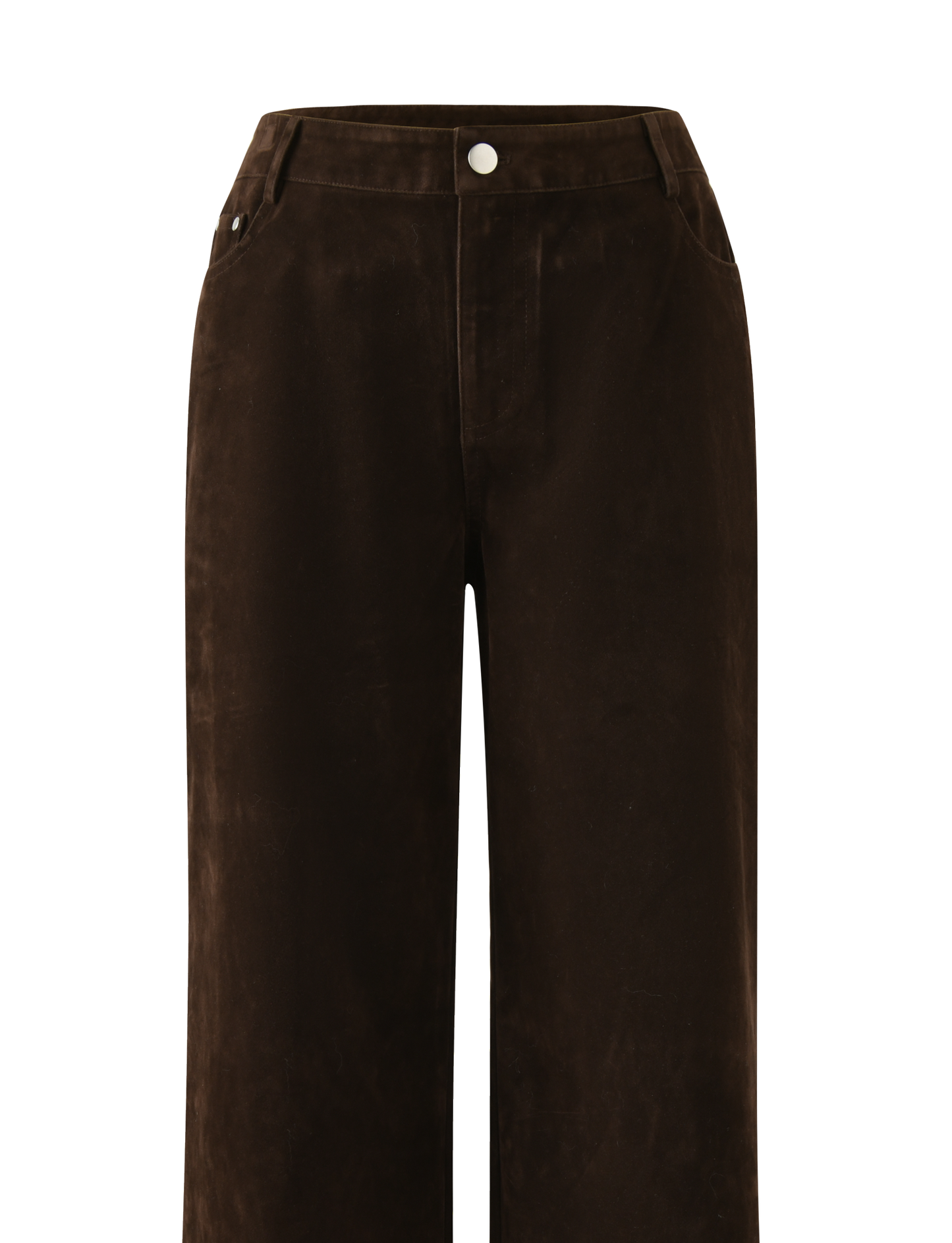 CAMELLIA PANT - CHOCOLATE SUEDE