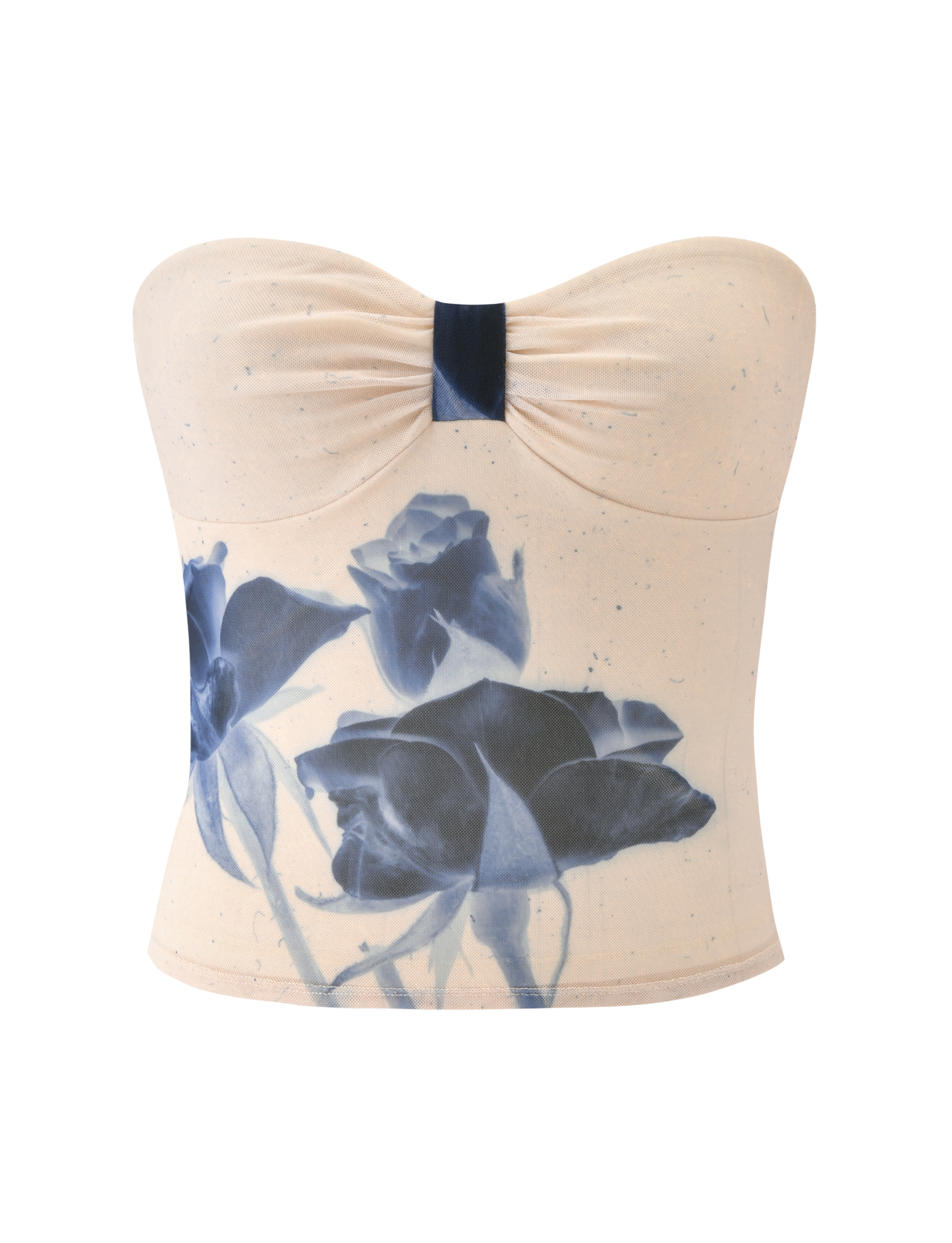 JANIS TOP - INDIGO FLORAL