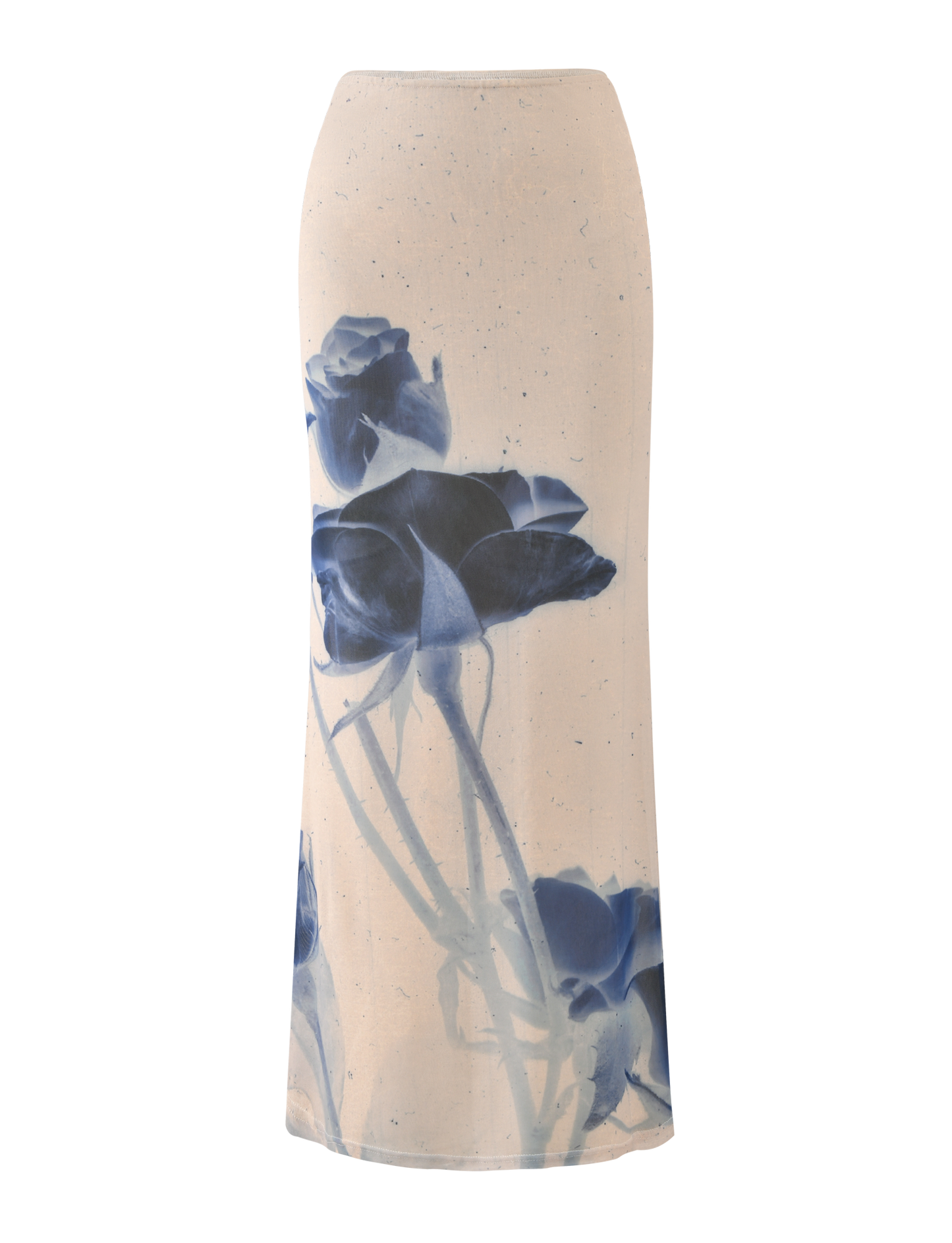 JANIS MAXI SKIRT - INDIGO FLORAL