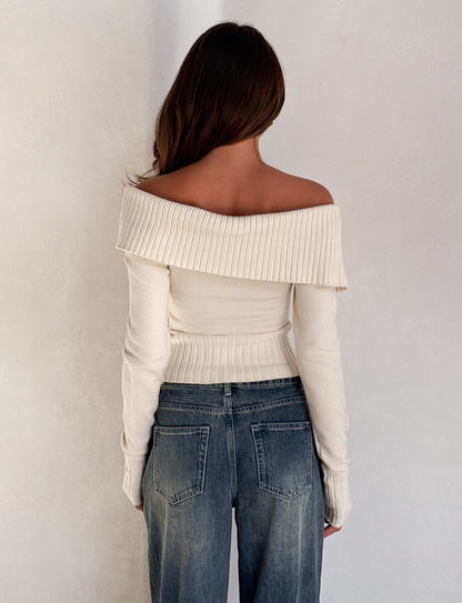 KIERA JUMPER - CREAM