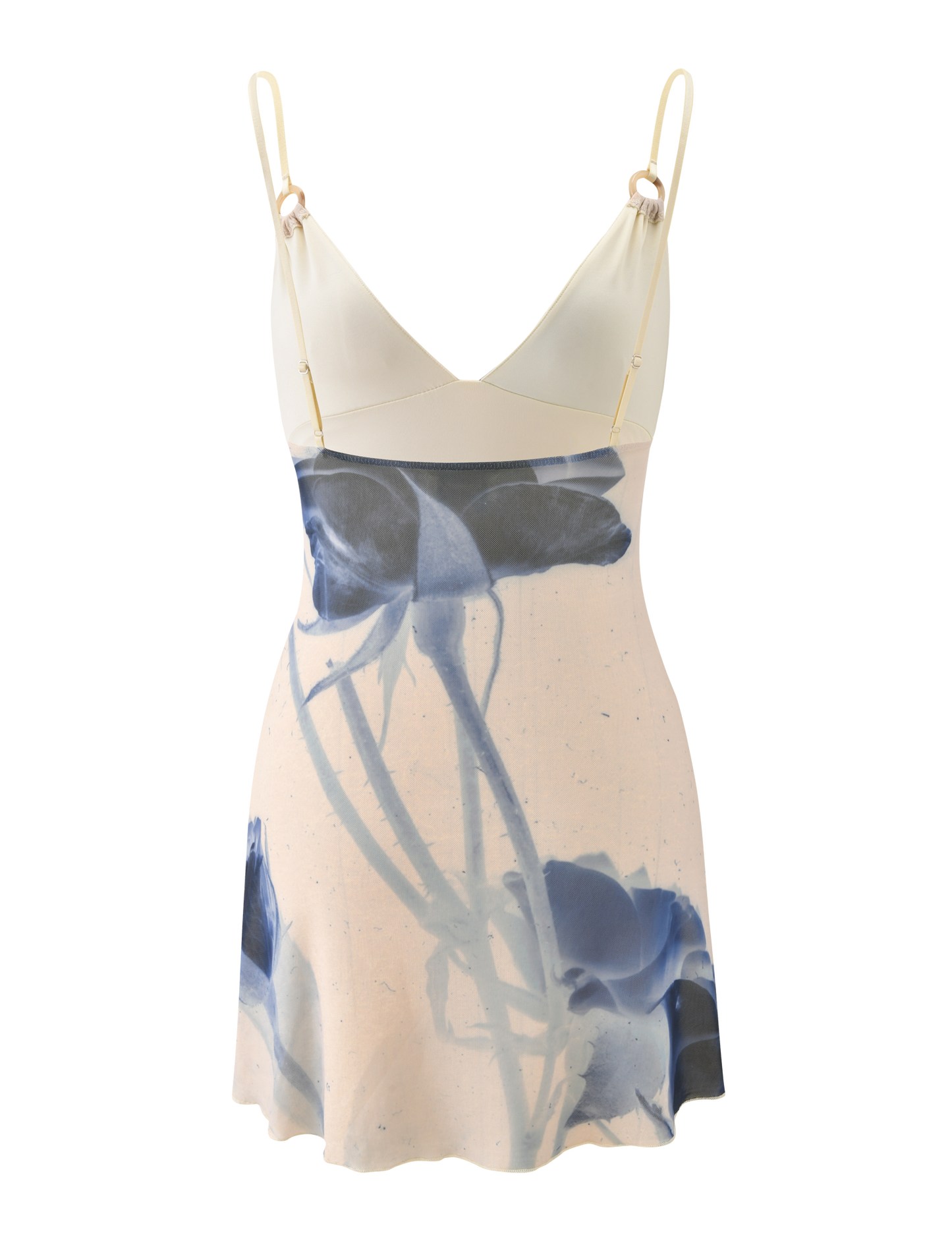 ROSY MINI DRESS - INDIGO FLORAL