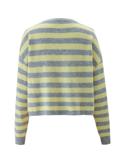 KOA JUMPER - YELLOW AND GREY STRIPE