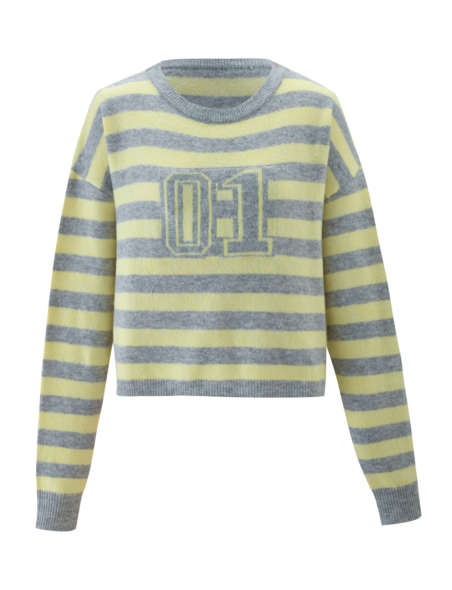 KOA JUMPER - YELLOW AND GREY STRIPE