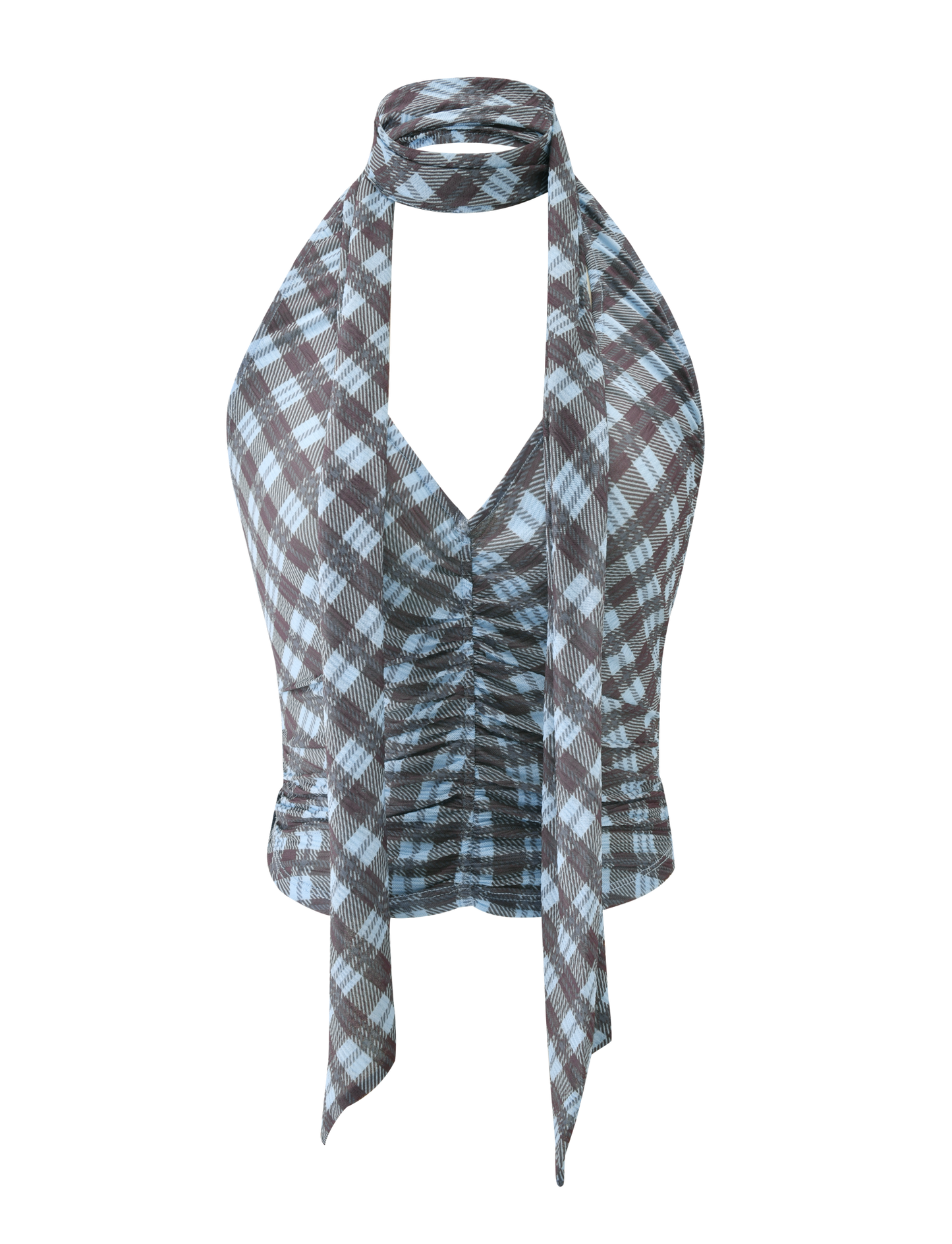 NOBLE TOP - BLUE CHECK