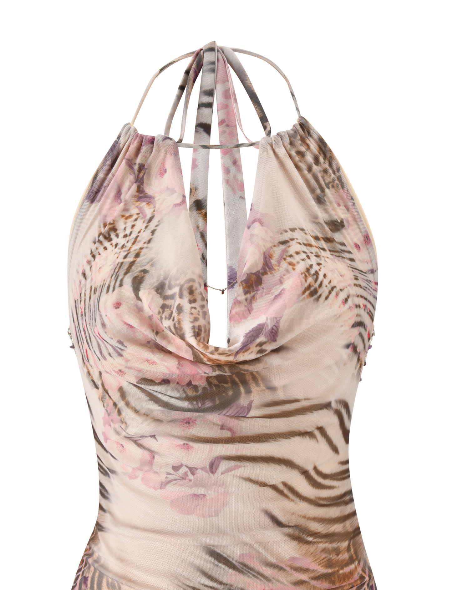 SHANE MINI DRESS - MOODY ANIMAL FLORAL