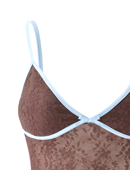AUBURN TOP - CHOCOLATE