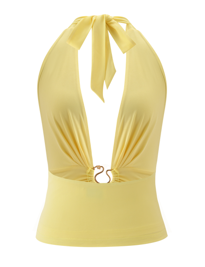 BRIXTON TOP - BUTTER YELLOW