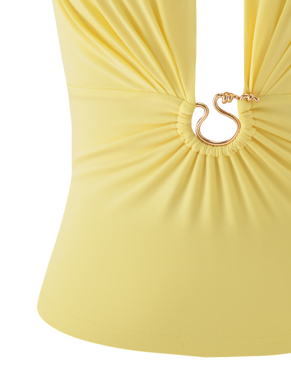 BRIXTON TOP - BUTTER YELLOW