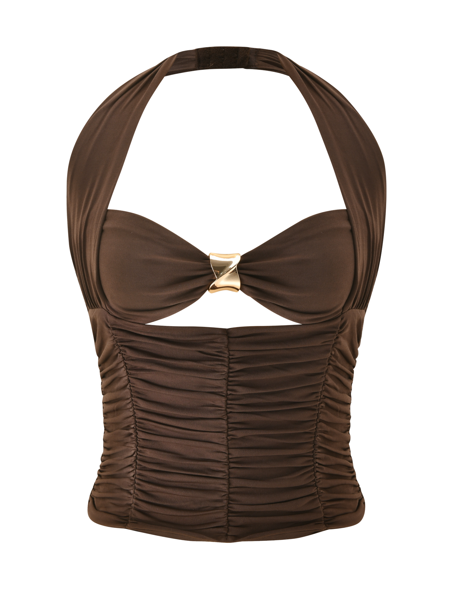 BRIALLEN TOP - CHOCOLATE
