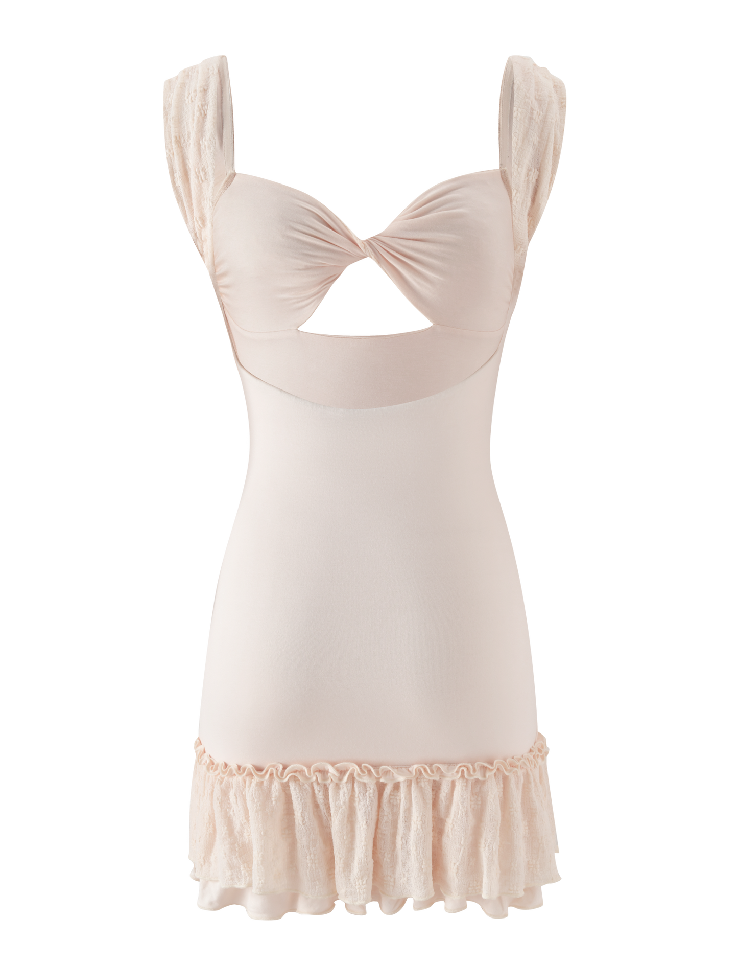 ASHBY MINI DRESS - CREAM
