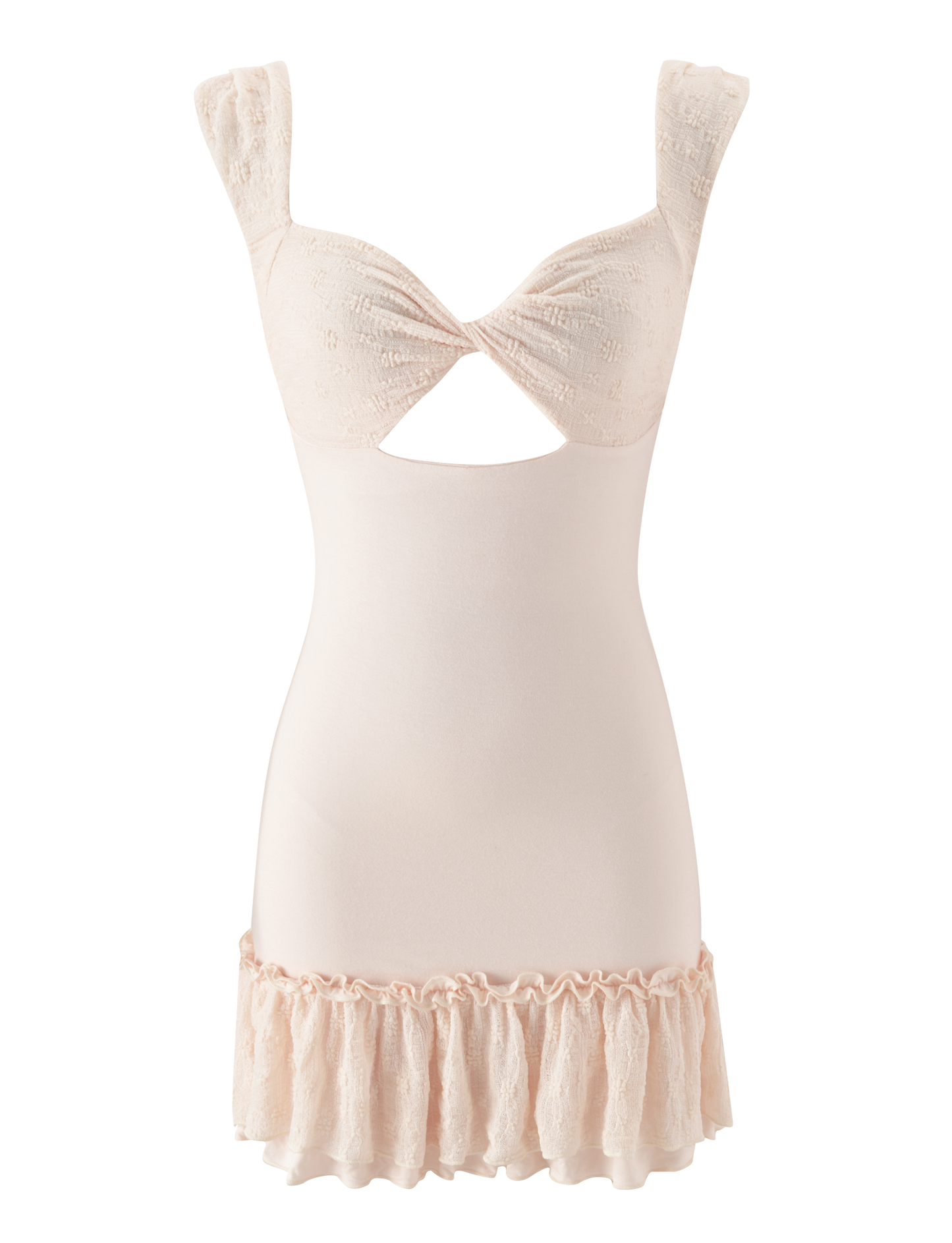 ASHBY MINI DRESS - CREAM