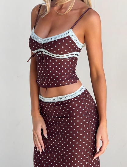 AMARA MIDI SKIRT - POLKA DOT