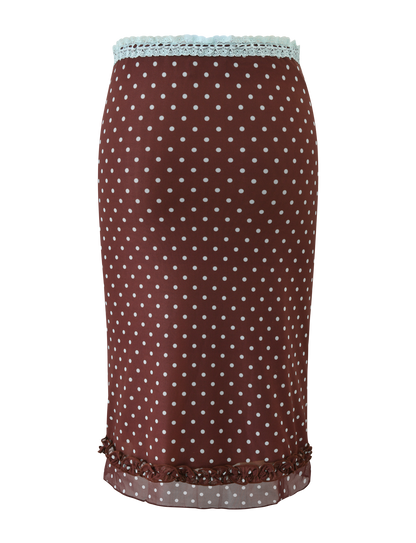 AMARA MIDI SKIRT - POLKA DOT