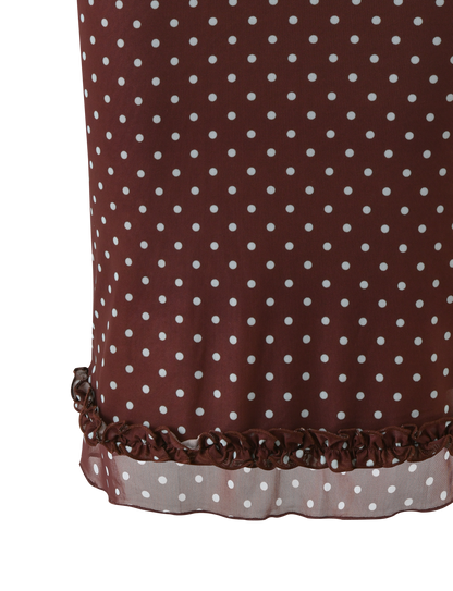 AMARA MIDI SKIRT - POLKA DOT