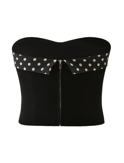 KITTIE 2.0 BUSTIER - BLACK