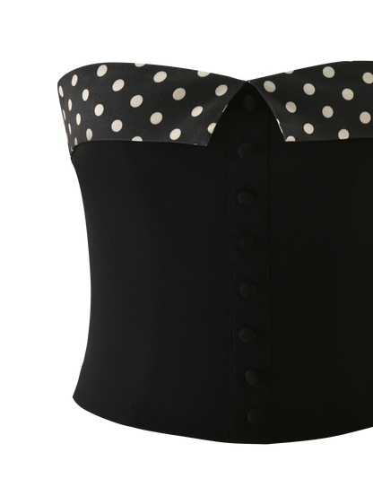KITTIE 2.0 BUSTIER - BLACK