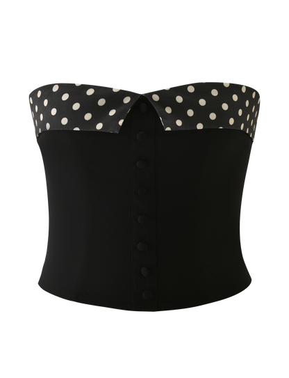 KITTIE 2.0 BUSTIER - BLACK