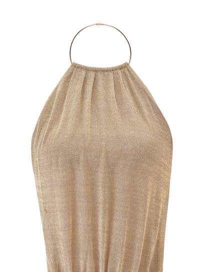 EVANNA MINI DRESS - GOLD