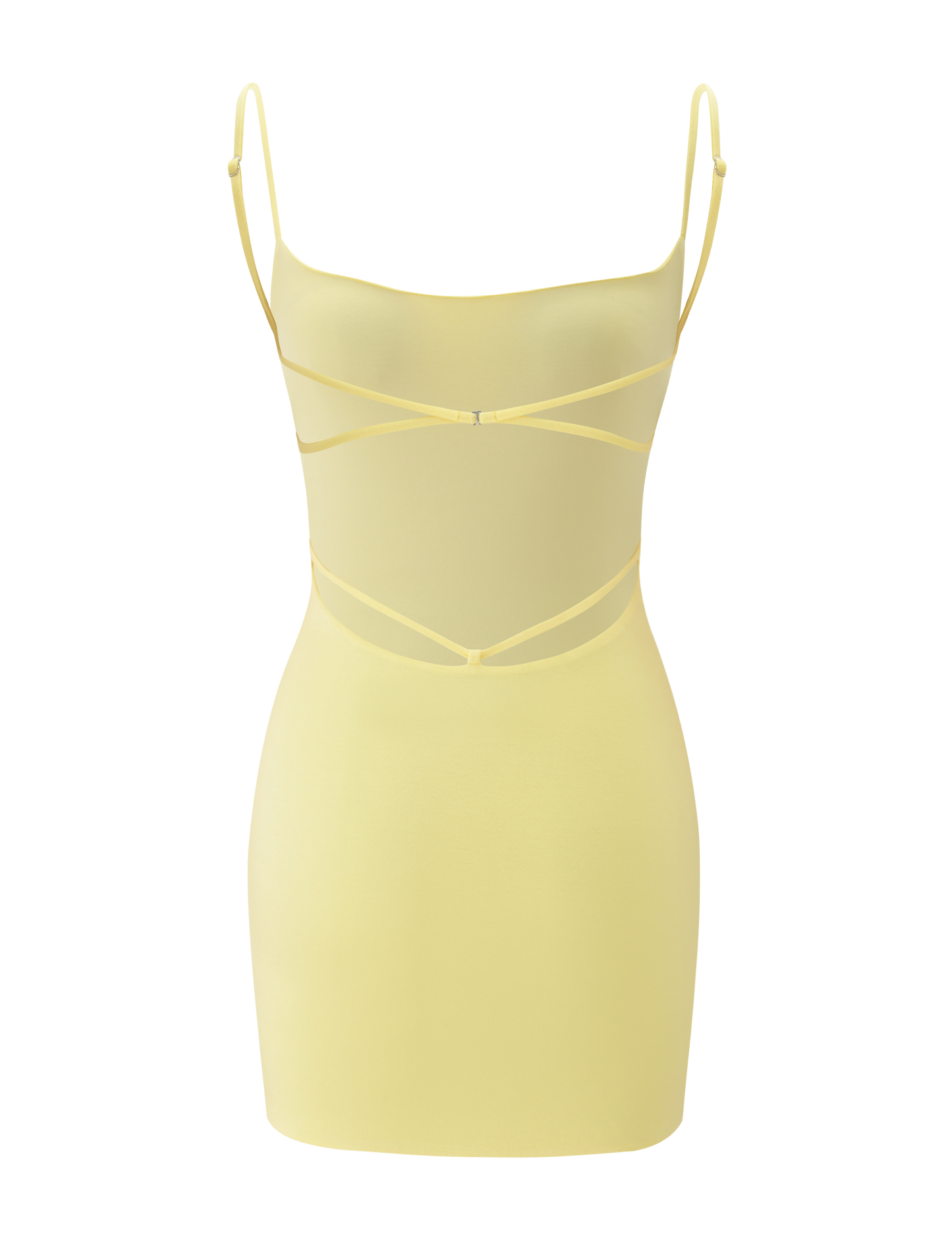 MINERVA MINI DRESS - BUTTER YELLOW