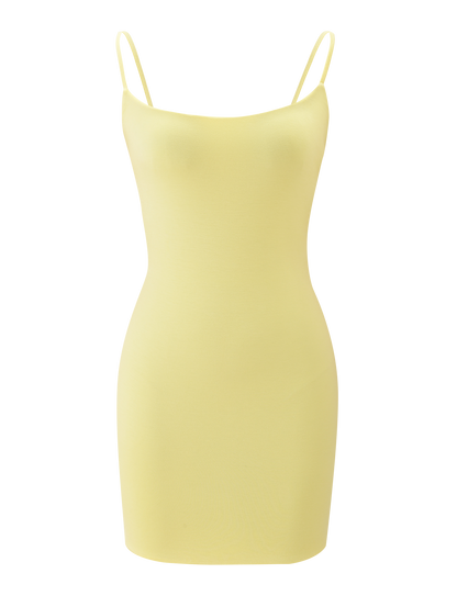 MINERVA MINI DRESS - BUTTER YELLOW