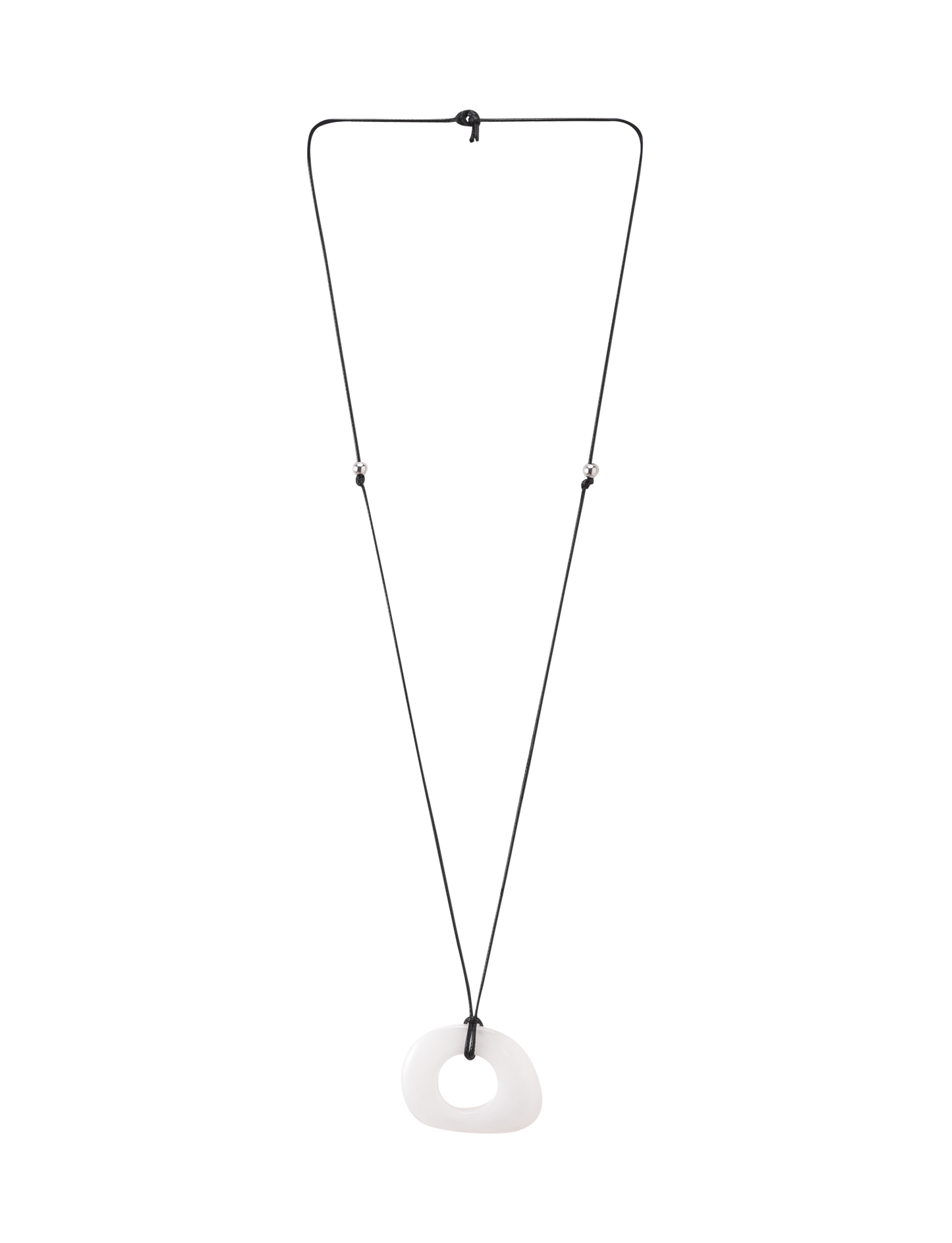 AMYRA PENDANT NECKLACE - WHITE