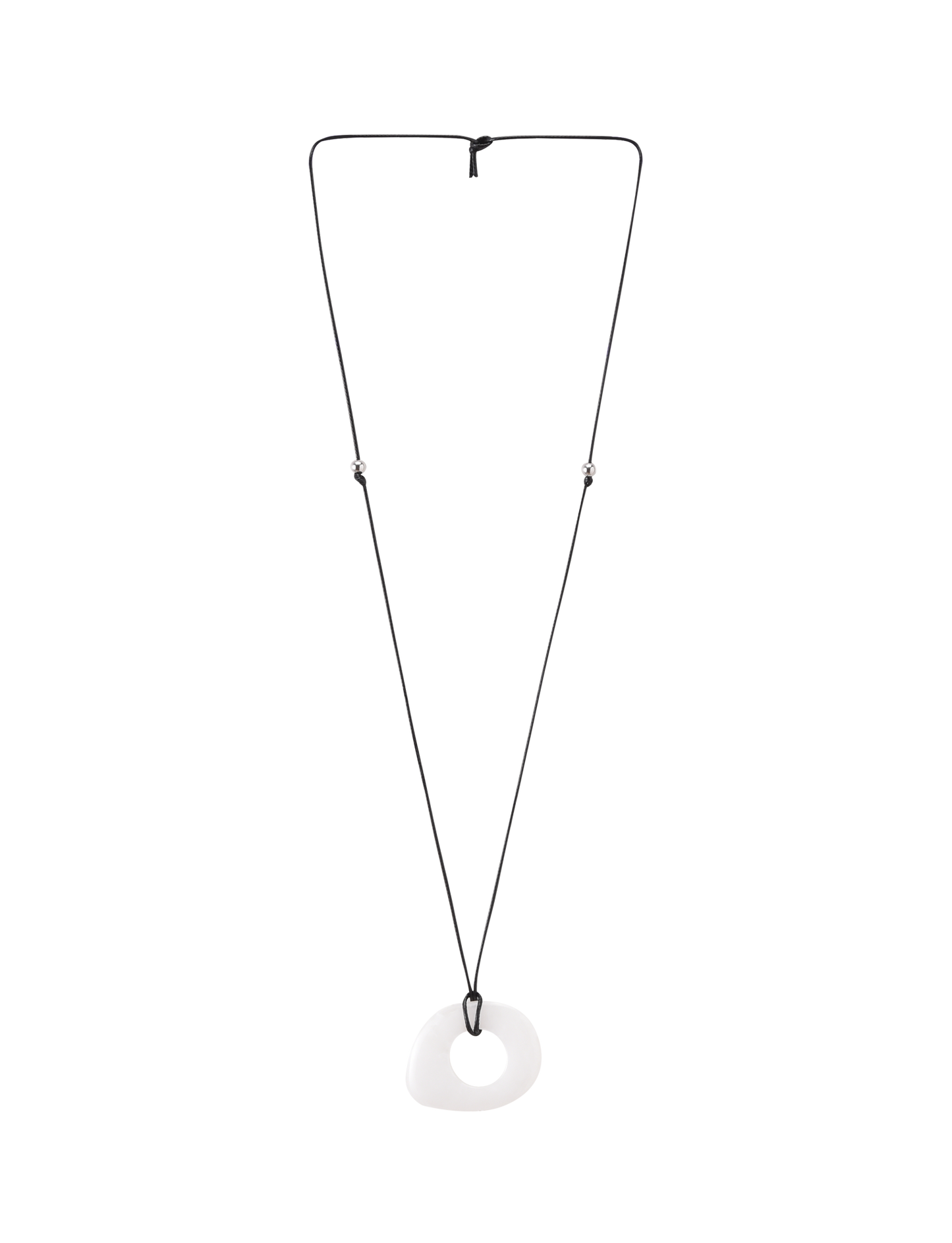AMYRA PENDANT NECKLACE - WHITE