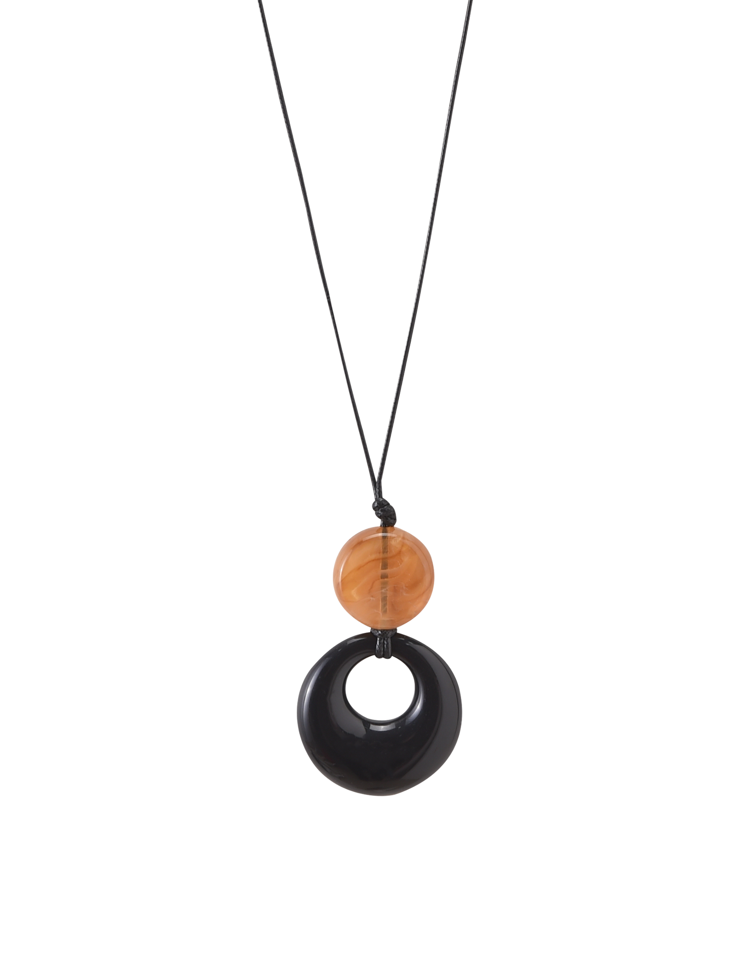 BREYA PENDANT NECKLACE - TAN