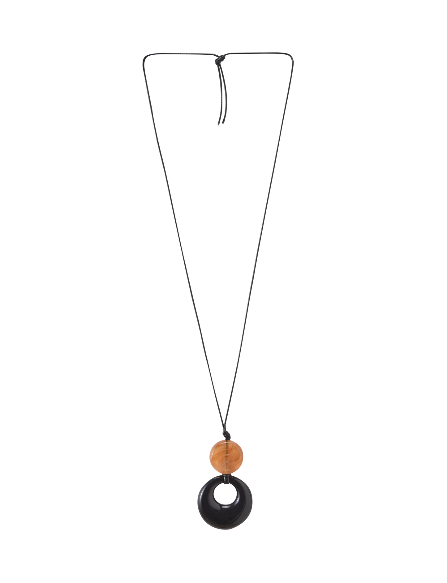 BREYA PENDANT NECKLACE - TAN