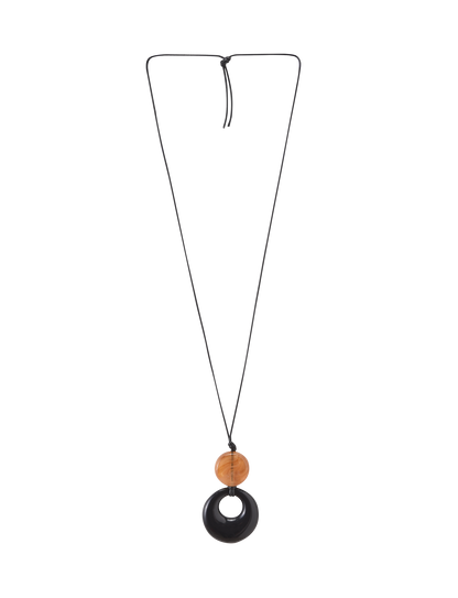 BREYA PENDANT NECKLACE - TAN