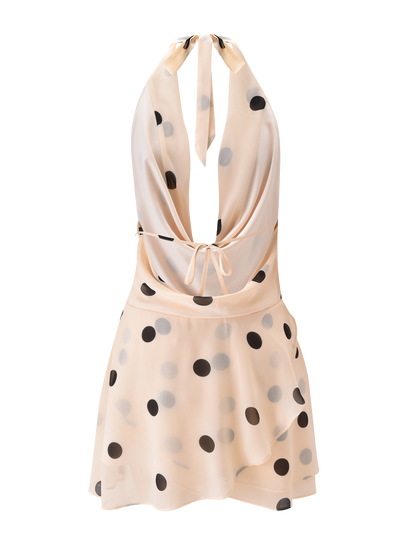 LATHAN MINI DRESS - CREAM