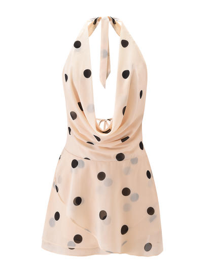 LATHAN MINI DRESS - CREAM