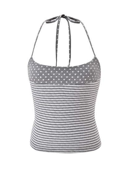 DASHIELL TOP - HEATHER GREY