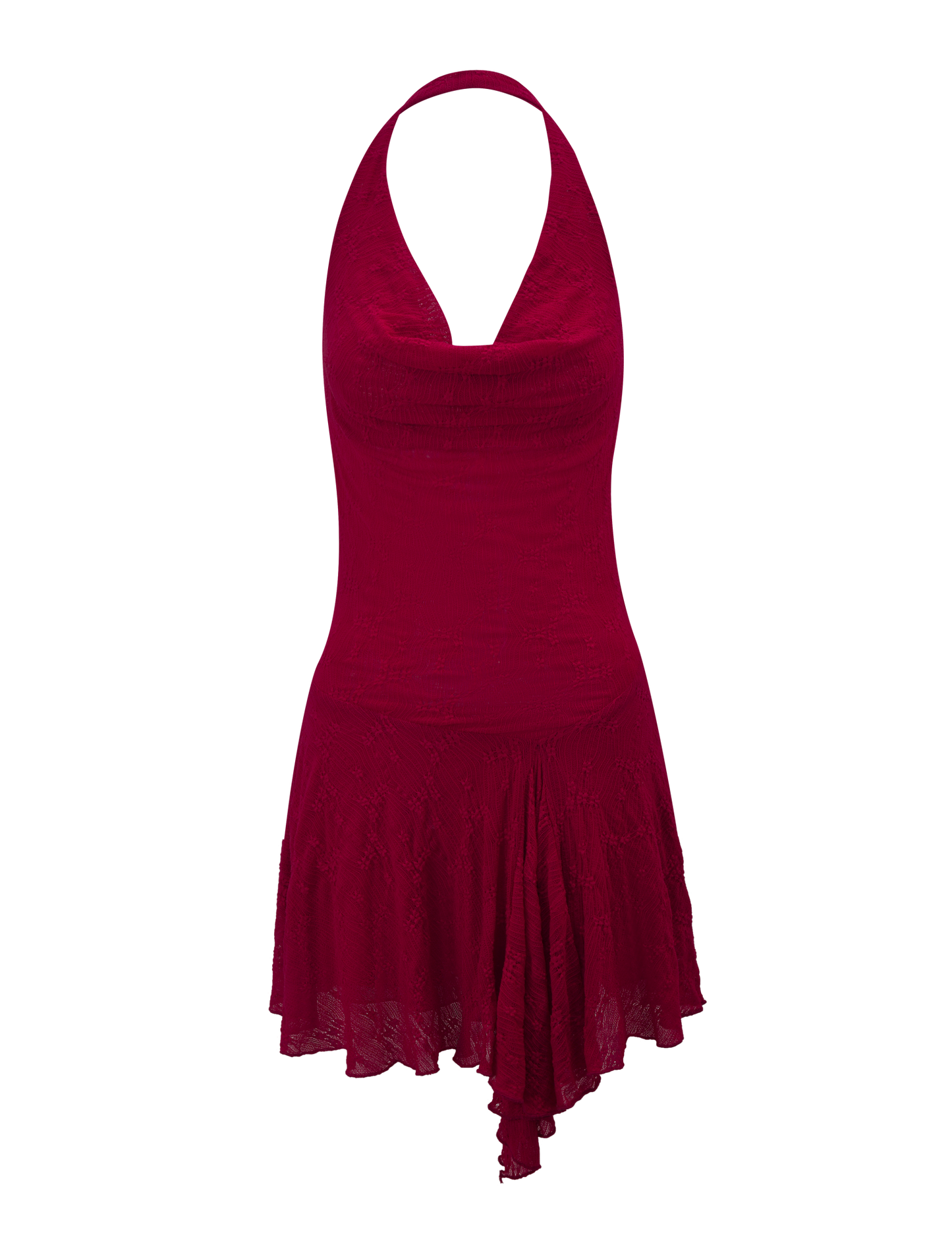 FIORELLA DRESS - RED LACE