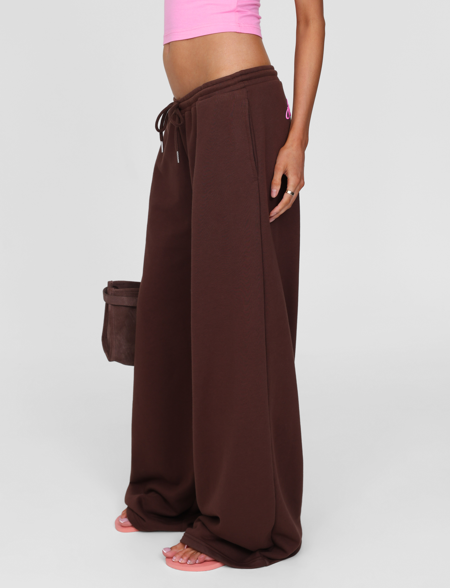 MERRYN TRACK PANT - CHOCOLATE
