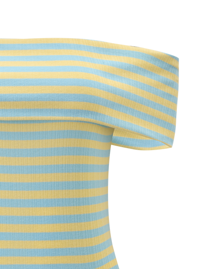 LISETTE TOP - YELLOW STRIPE